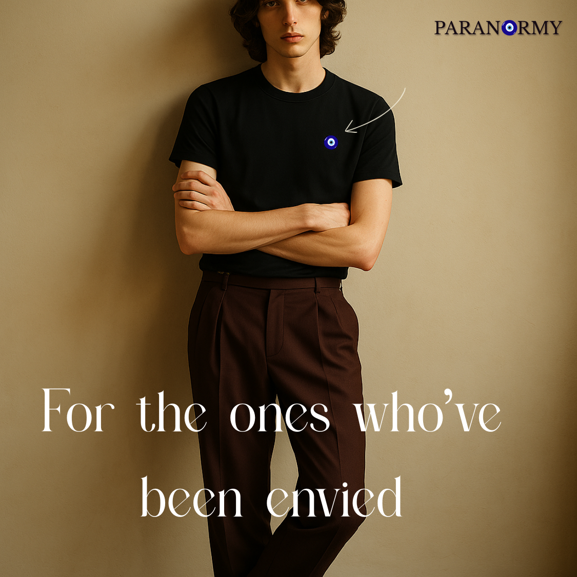 Paranormy™ Signature Evil Eye T-Shirt – Black Edition