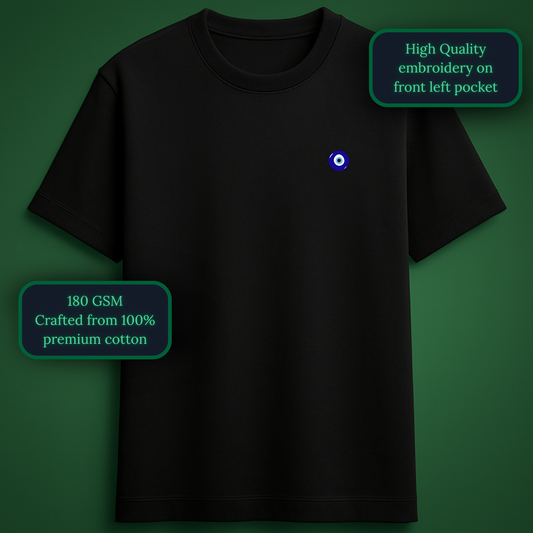 Paranormy™ Signature Evil Eye T-Shirt – Black Edition